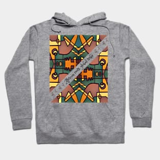 African roots, global tribe, African tribal Hoodie